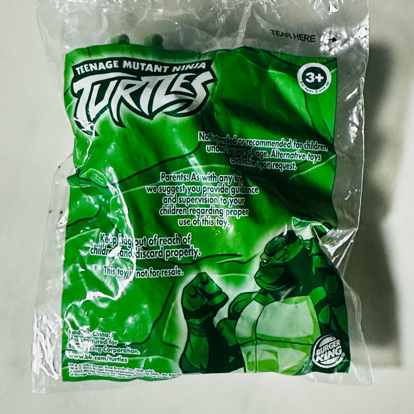 2004 Teenage Mutant Ninja Turtles Burger King Kids Toy