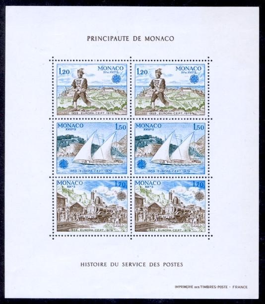 MONACO 1979 EUROPA s/s MNH VF