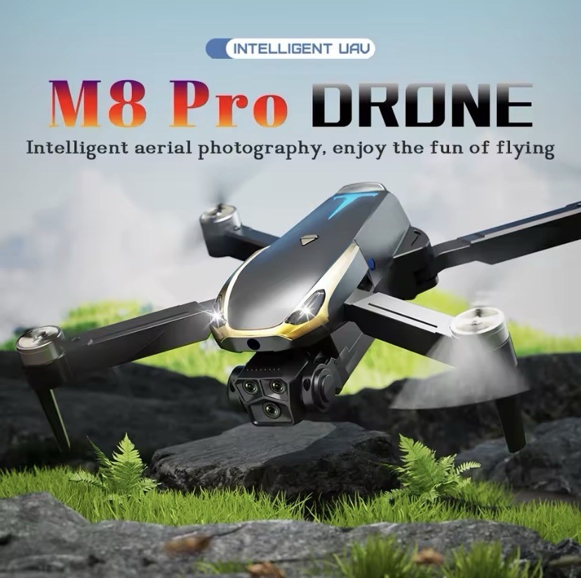 INTELLIGENT UAV M8 Pro Ready to Fly Drone Obstacle Avoidance Optical Flow Remote