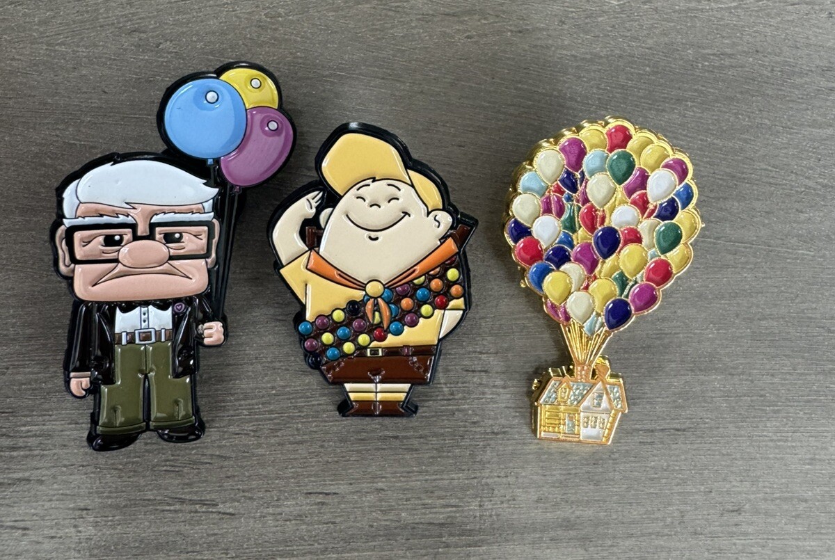 Pixar Up Fantasy Pin Set Disney Pictures.