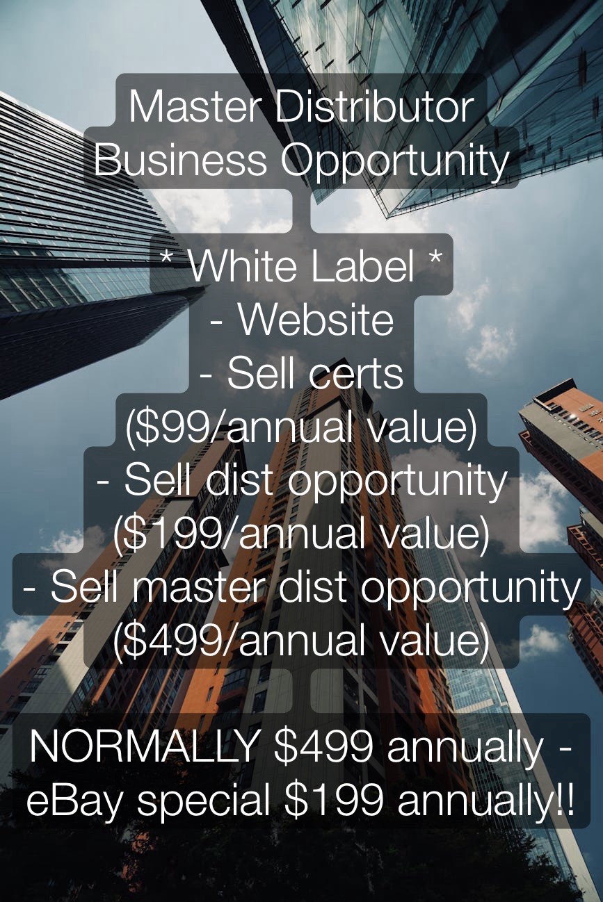 Master Distributor - Vacation incentives - Business Opportunities