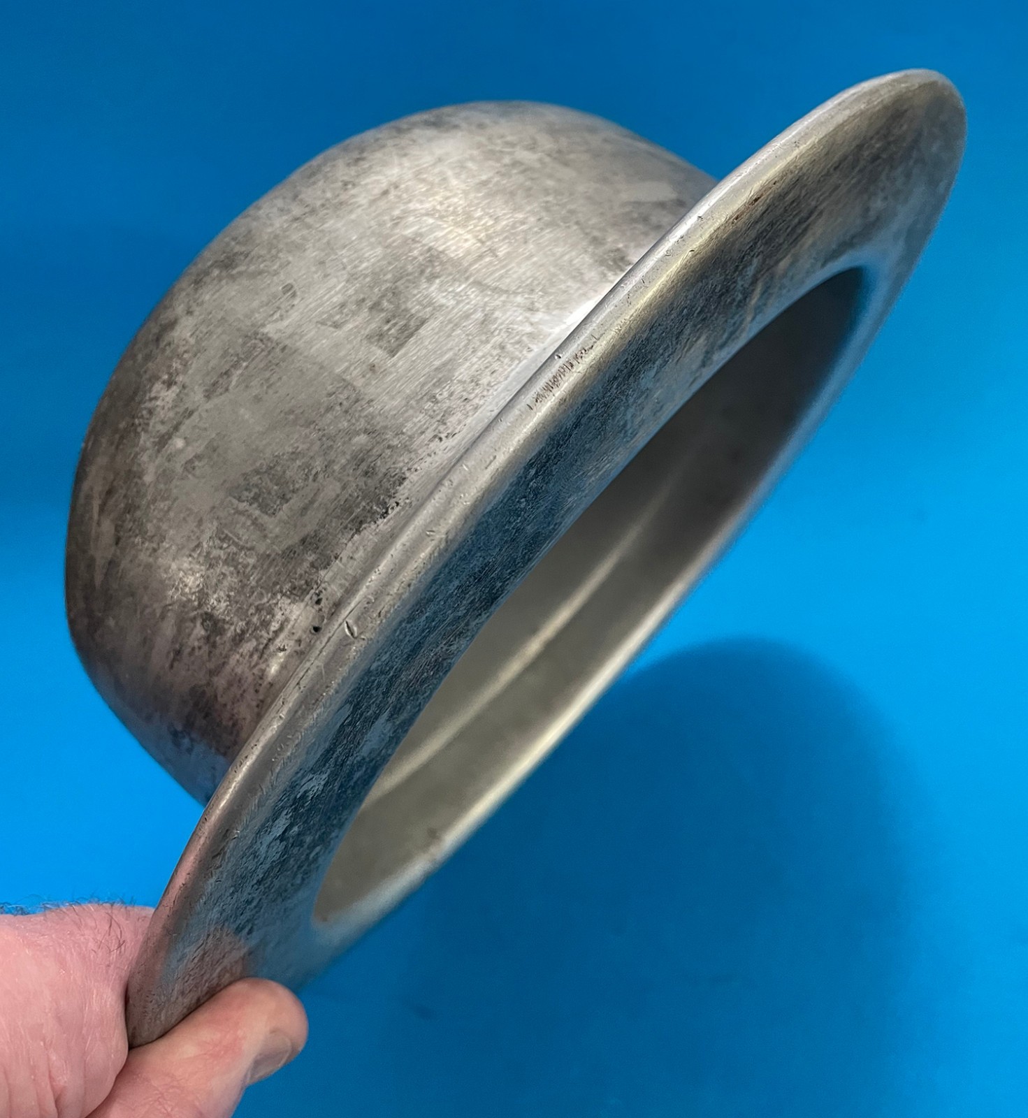 Aluminum Derby Bowler Hat Trumpet Mute Vintage