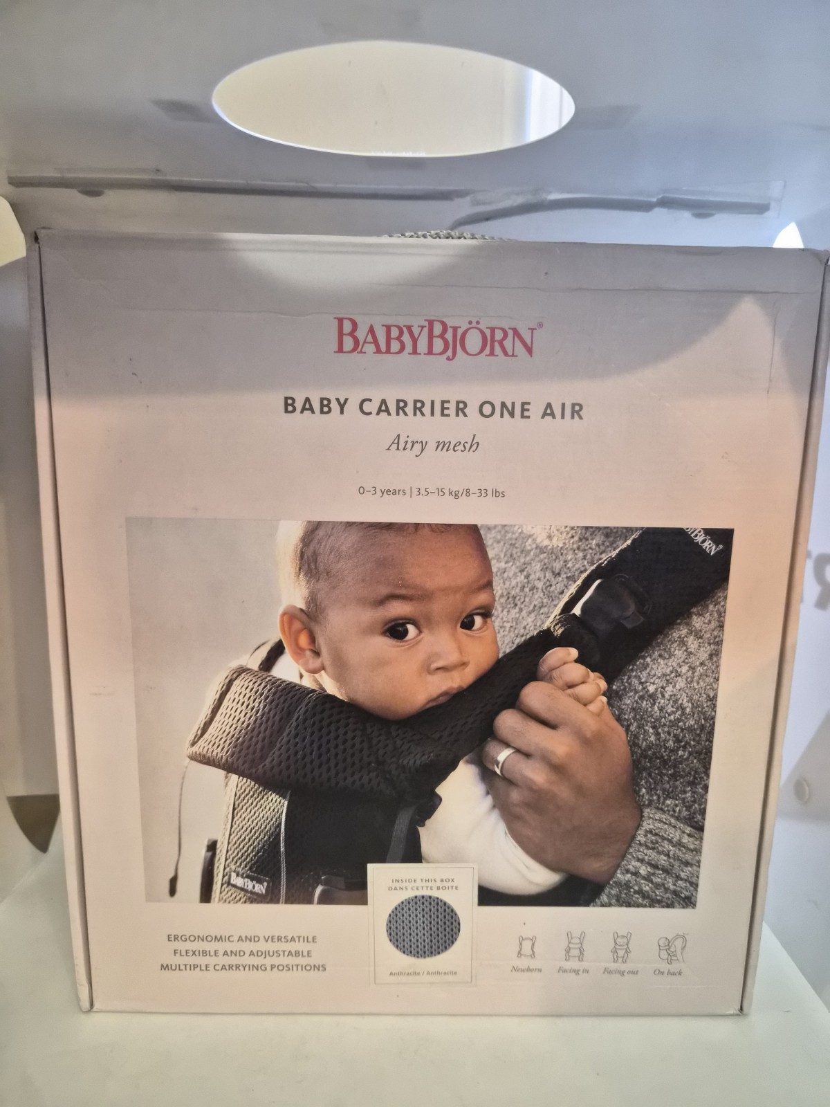 BabyBjörn Baby Carrier Airy Mesh - Anthracite