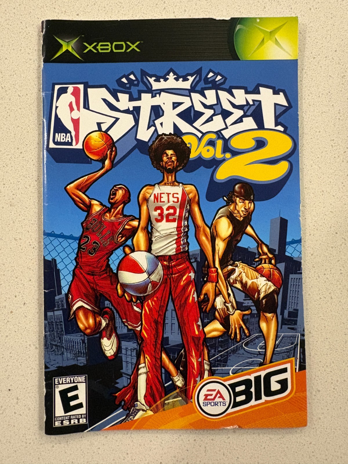 NFL STREET VOL 2 - XBOX - INSTRUCTION MANUAL AUTHENTIC