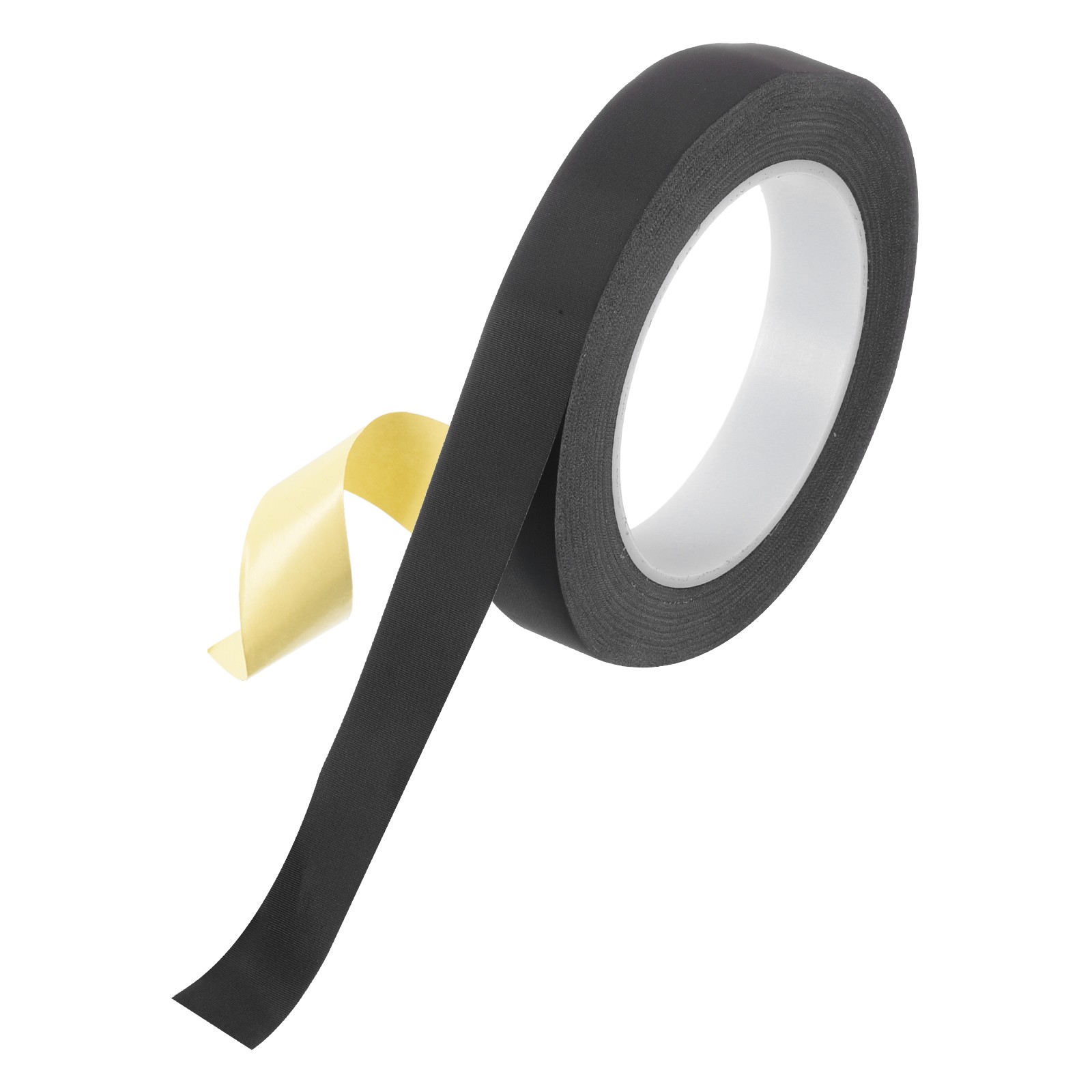 Acetate Cloth Cloth Adhesive Tape, 0.7inx98ft Black Electrical Tape