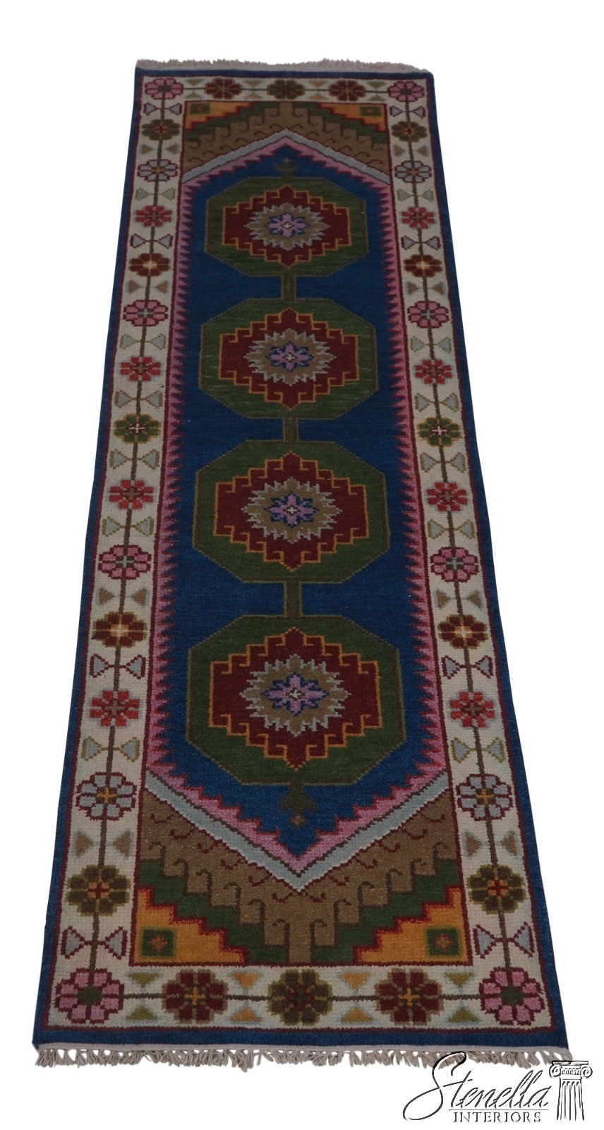 LF71831: Turkish Hand Knotted Approx. 2.5’ x 8’ Wool Runner Rug