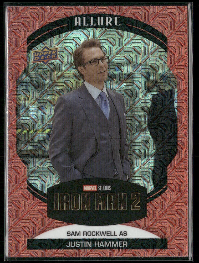 2022 Upper Deck Marvel Allure Sunrise #5 - Sam Rockwell as Justin Hammer