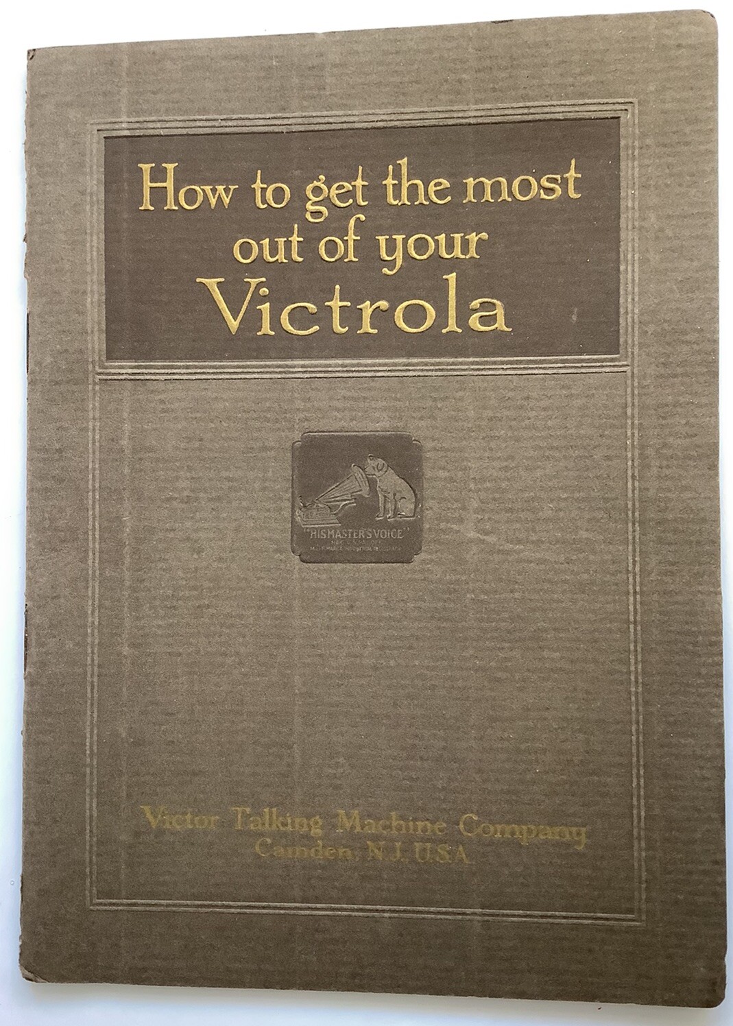 Vintage Victor Talking Machine How To Get Most Victrola 1918 Booklet Guide
