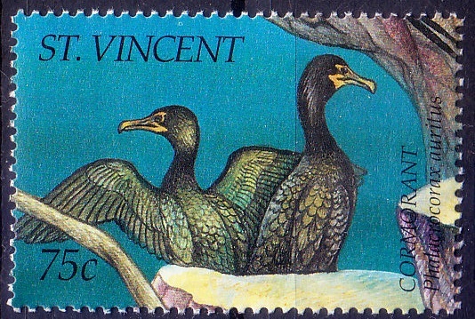 St. Vincent 1995 MNH, Water Birds, Cormorants, Shags   [D60]