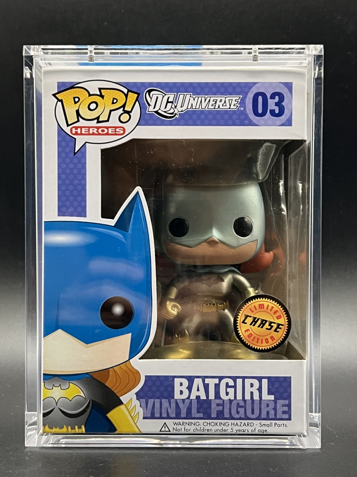 OG BATGIRL Metallic Chase #03 Funko POP! With POPSHIELD Armor
