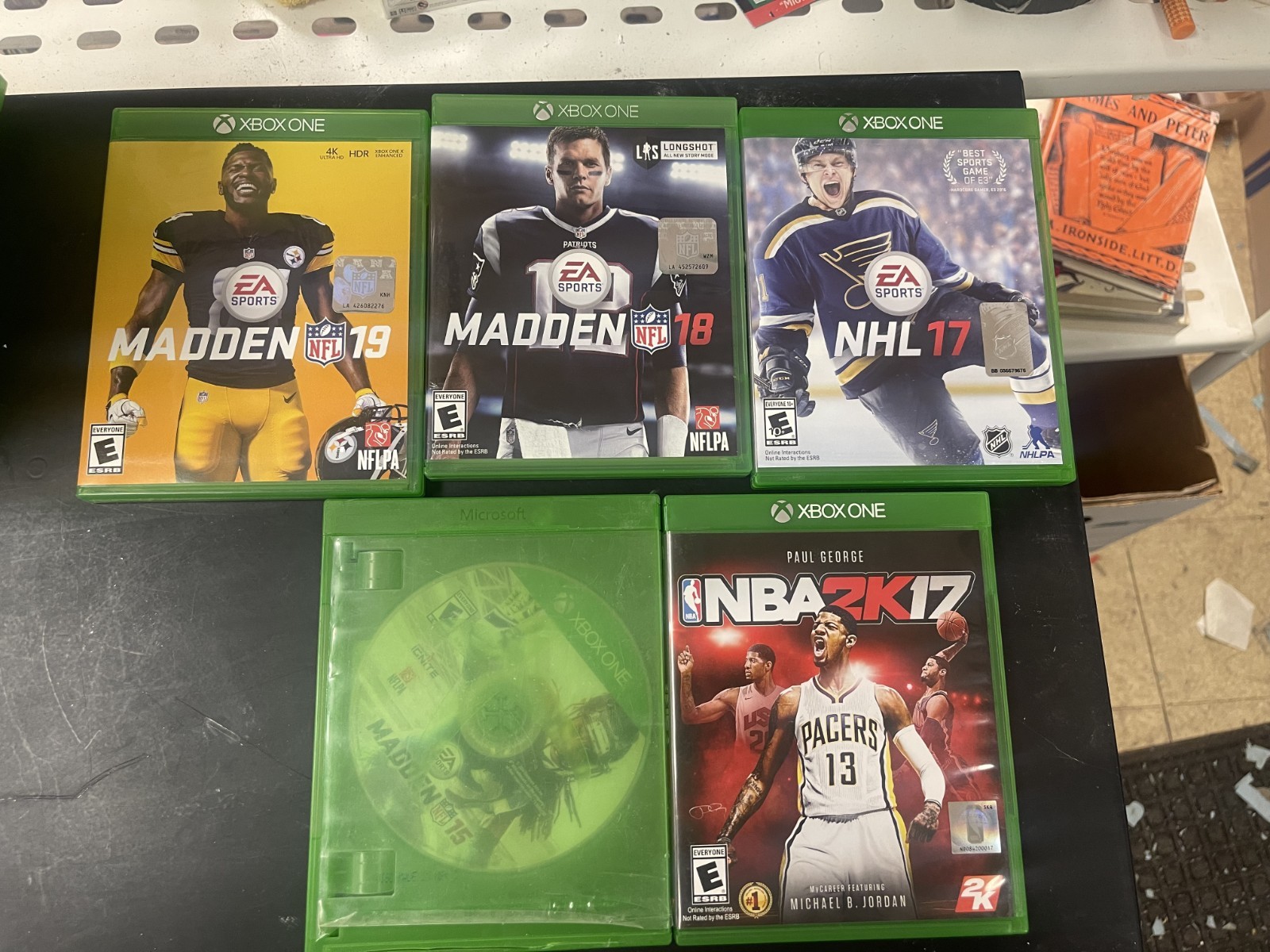 Xbox One Sports Lot Football Basketball Hockey