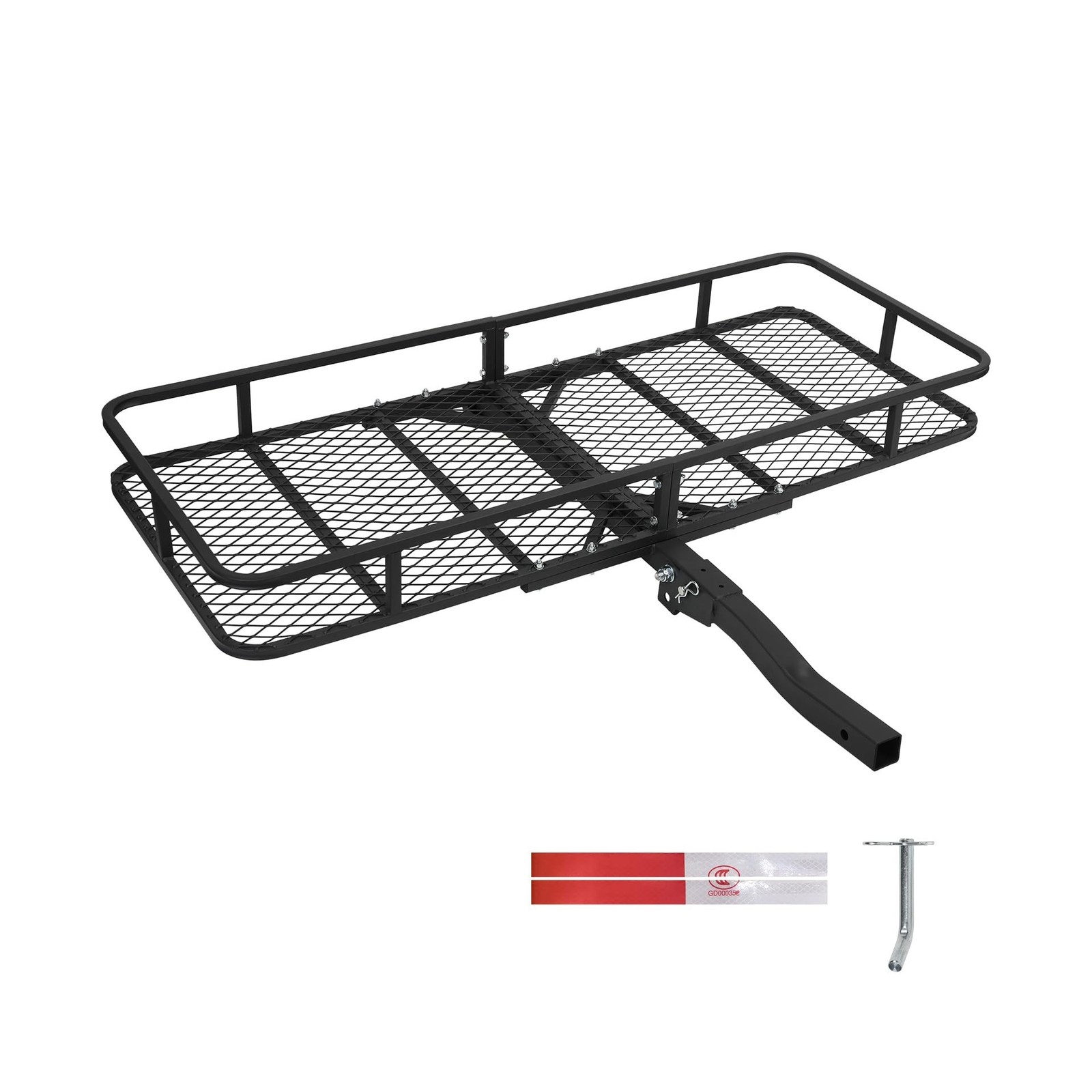 Leader Accessories Trailer Hitch Cargo Carrier Rack, 60"x24"x6" Folding Cargo...