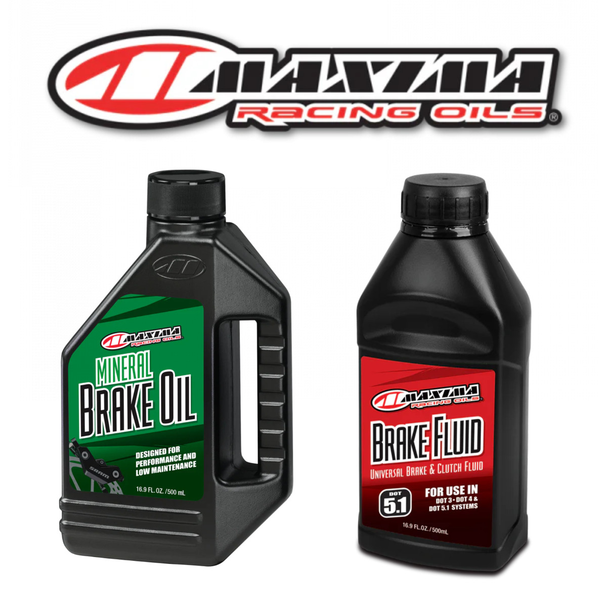 Maxima 16.9-oz Hydraulic Bike Fluid DOT 5.1 OR Mineral You Choose
