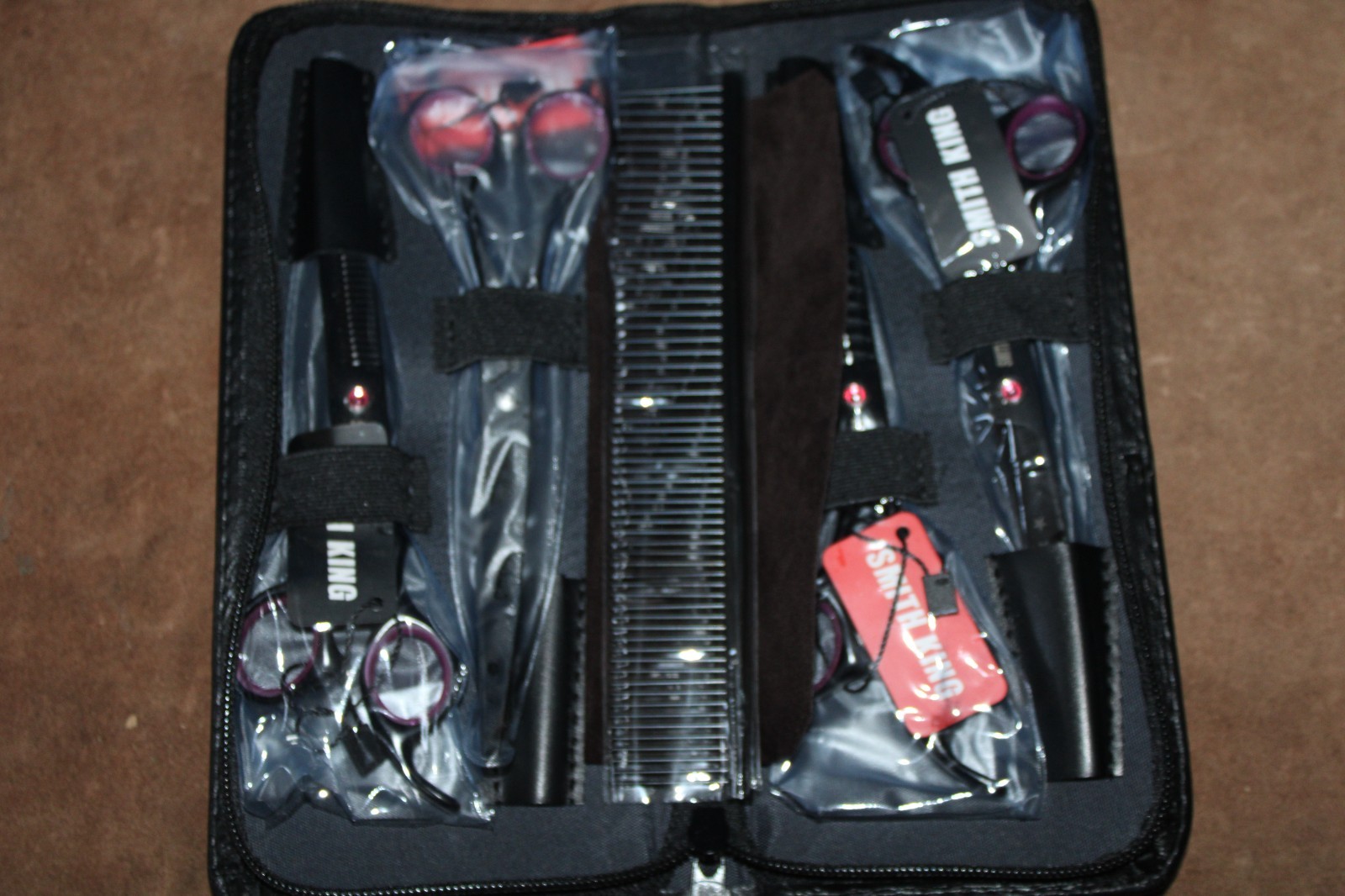 Smith King Professional Hair Cutting Scissors Set w/ Case #212