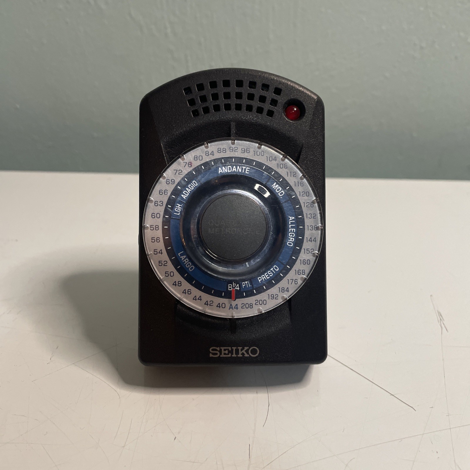 Seiko S-Yard Quartz Metronome SQ50 Portable W/ Stand 9V Battery Powered NWOB