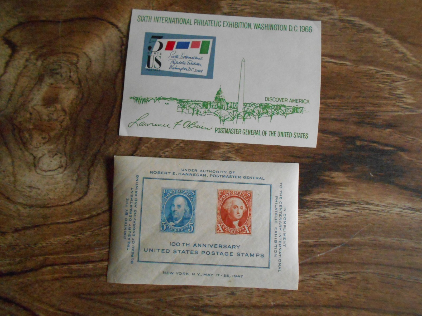 CIPEX 100th Anniversary 948 & SIPEX 1311- USPS Souvenir Sheets UNUSED