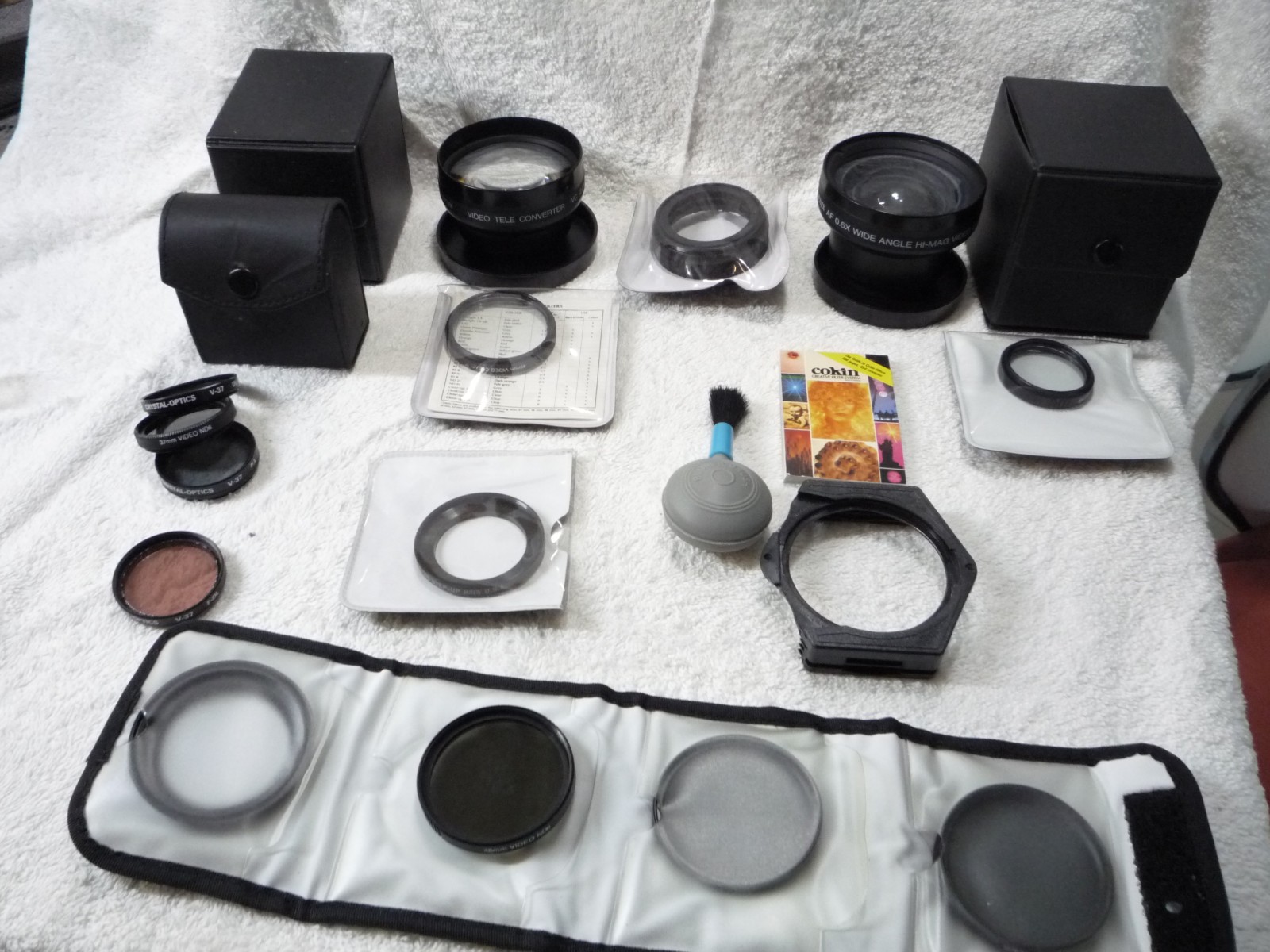 Camera Lot of  Lens, Filters, And Other Camera Accessories