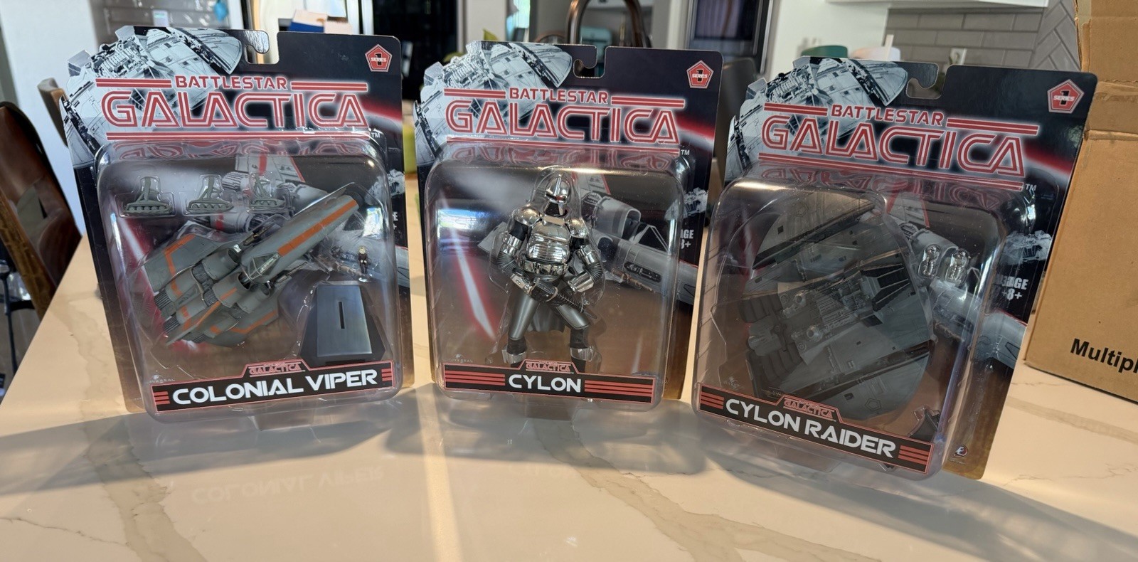 Joyride Battlestar Galactica 2004 Lot Of 3 Viper Cylon & Raider *NEW SEALED*