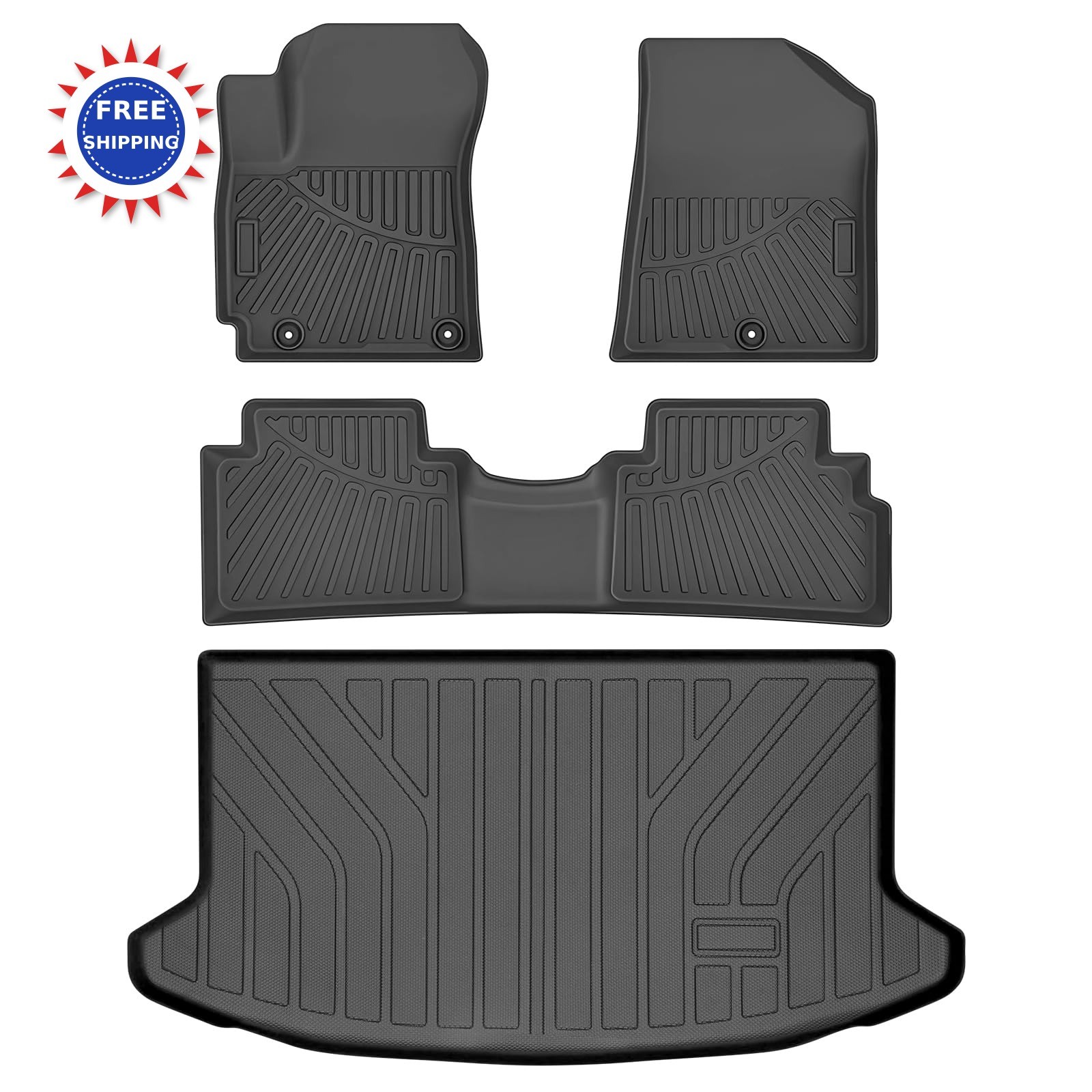 Kia Soul Floor Mats and Cargo Liner 2020-2026 Heavy Duty Carpet Protection Upper