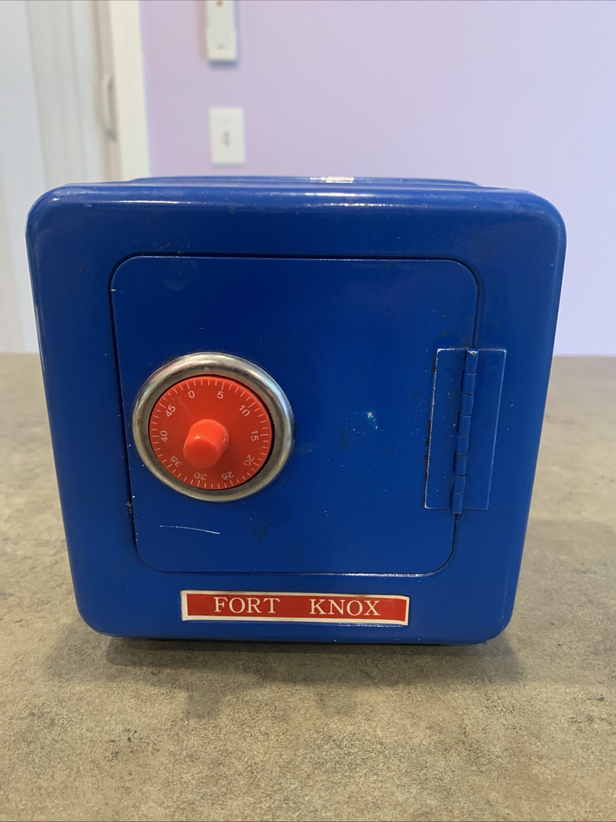 Vintage 1960s Fort Knox Child’s Bank With Combination