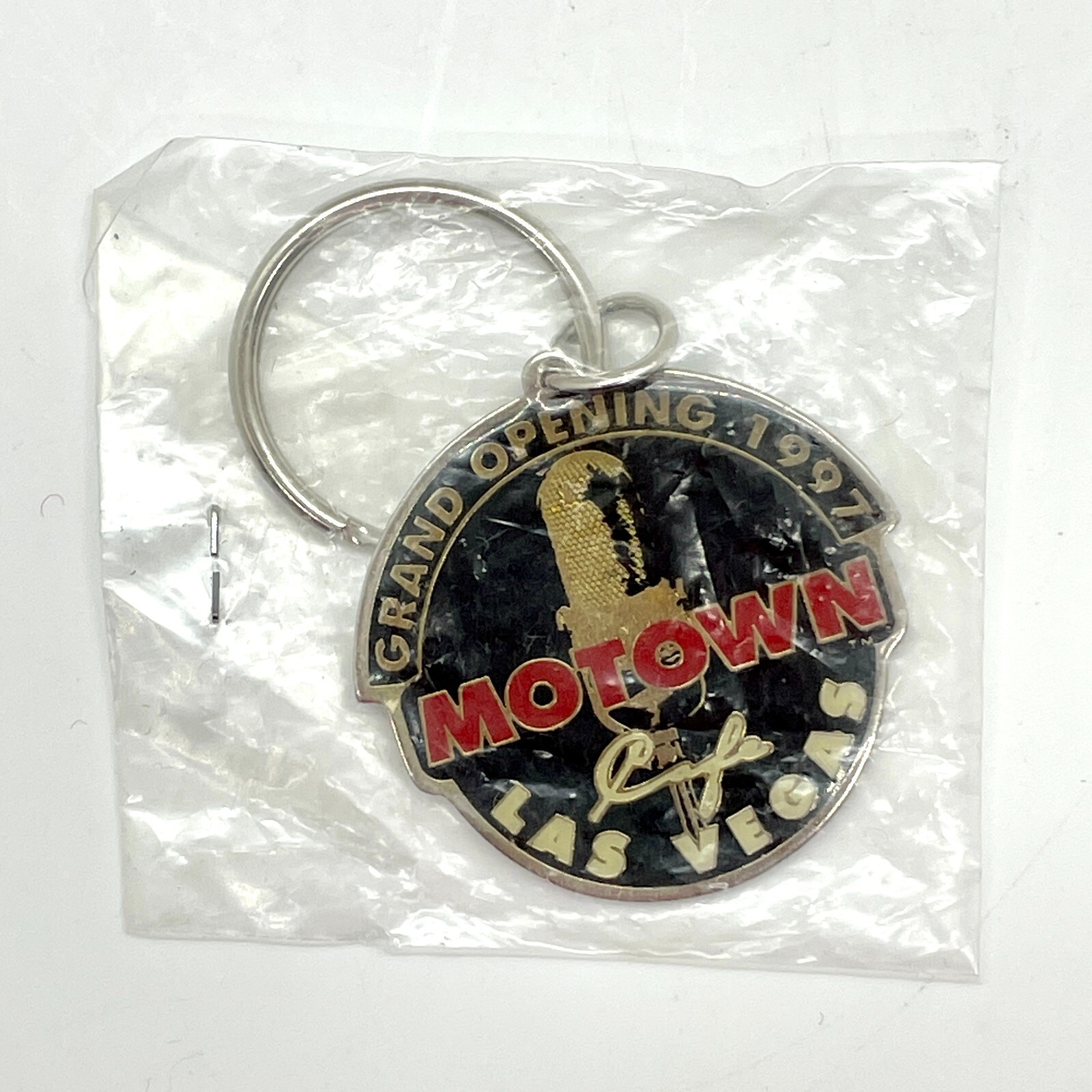 Motown Café Las Vegas GRAND OPENING 1997 Commemorative Keychain – NEW!
