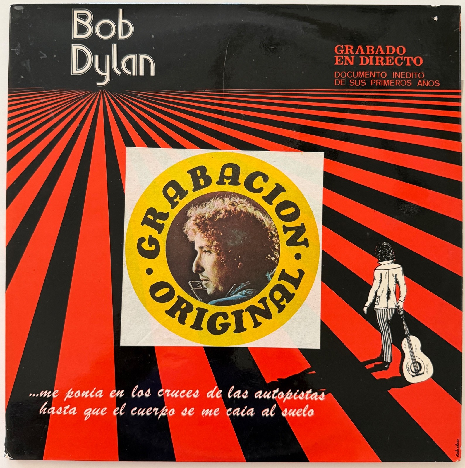 LP x 2 BOB DYLAN "Grabado En Directo : Grabacion Original"  1979