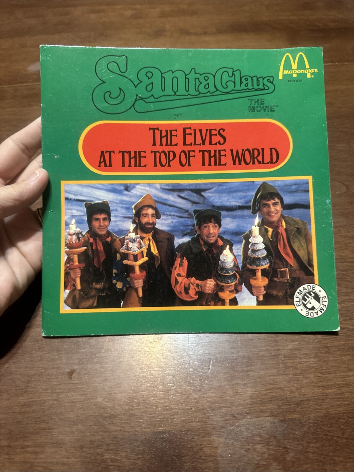 McDonald's Edition Santa Claus the Movie storybook 1985