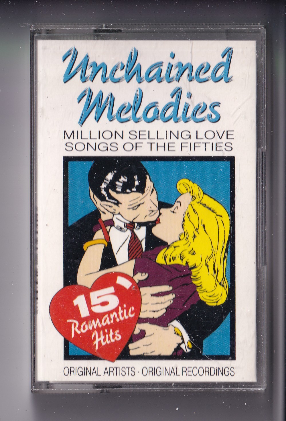(MB646) Unchained Melodies, 15 Romantic Hits, various artist- 1988 Cassette Tape