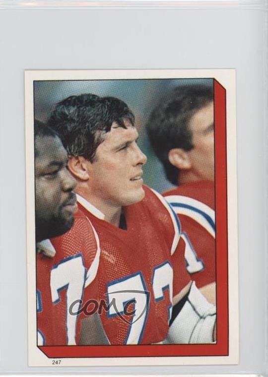 1986 Topps Album Stickers John Hannah #247 HOF 0a1