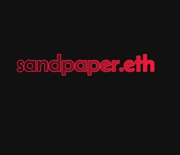 Sandpaper.eth Etherium Domain Name on OpenSea