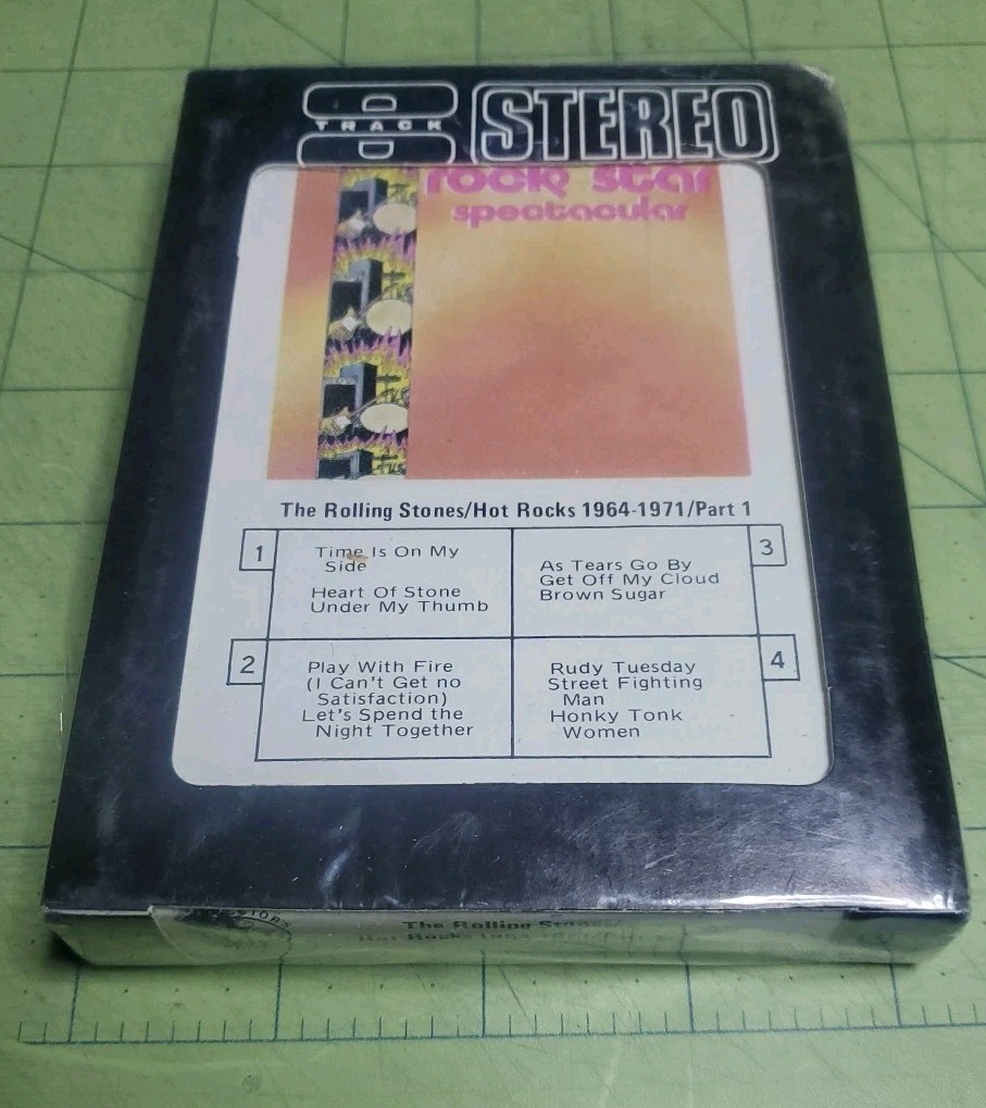 NEW SEALED 8-Track The Rolling Stones 1964-1971 ROCK STAR Spectacular 