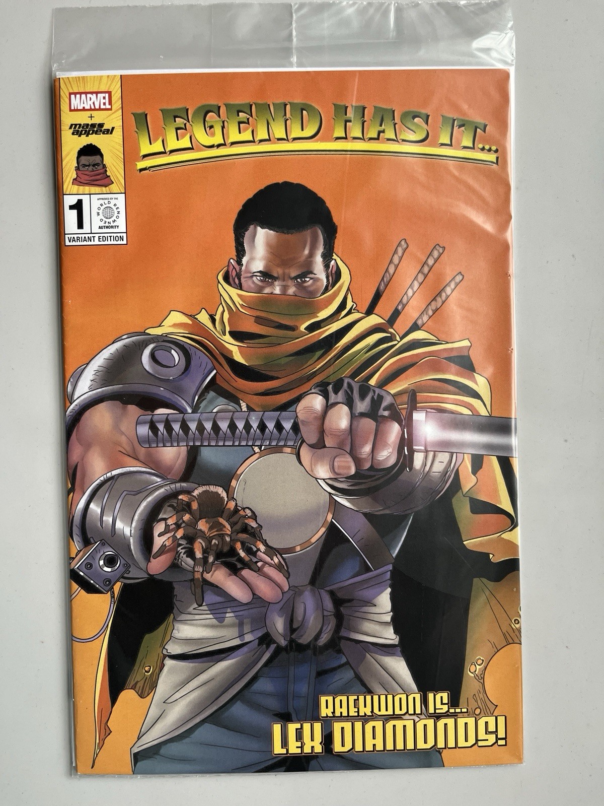 Mass Appeal x Marvel Legend Has It #1 Raekwon Variant Cover In Hand NM Comic