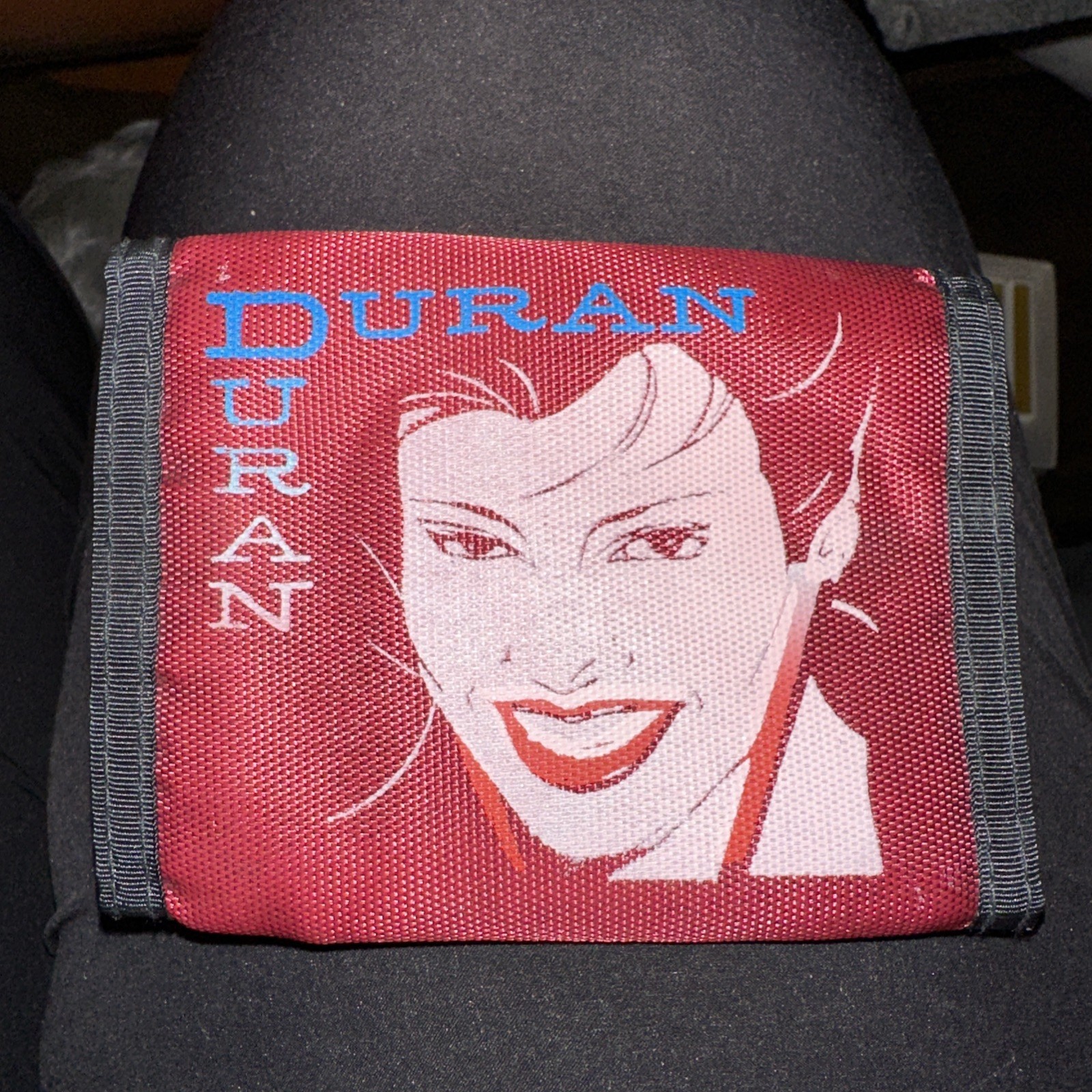 Duran Duran brown wallet, vintage 80s, RIO. Brit New wave music wallet