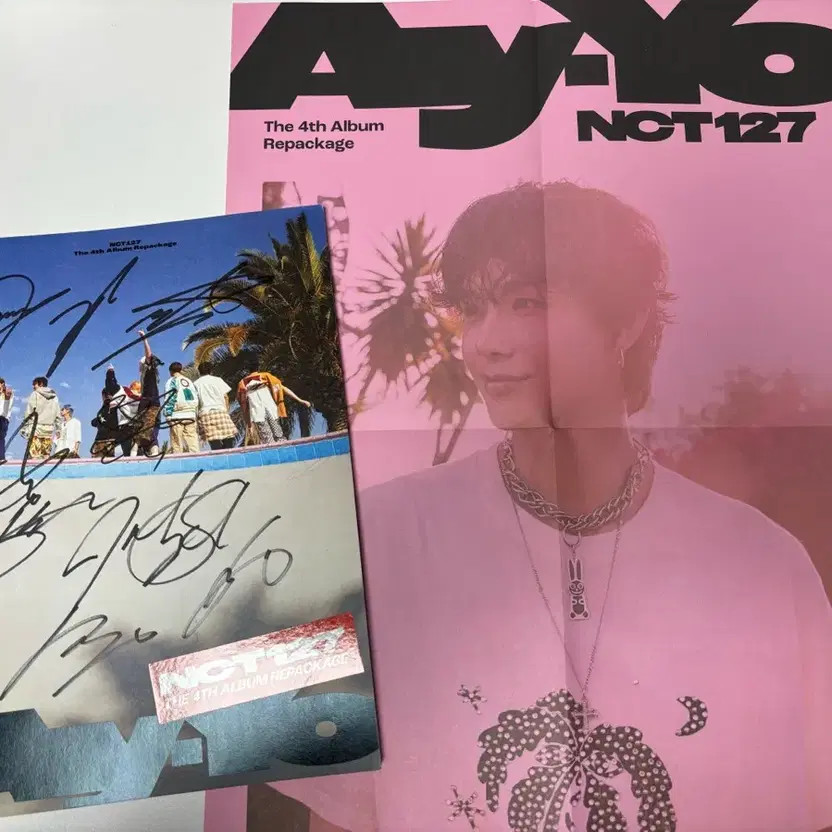 NCT127 Ay-Yo Album Signed + Poster