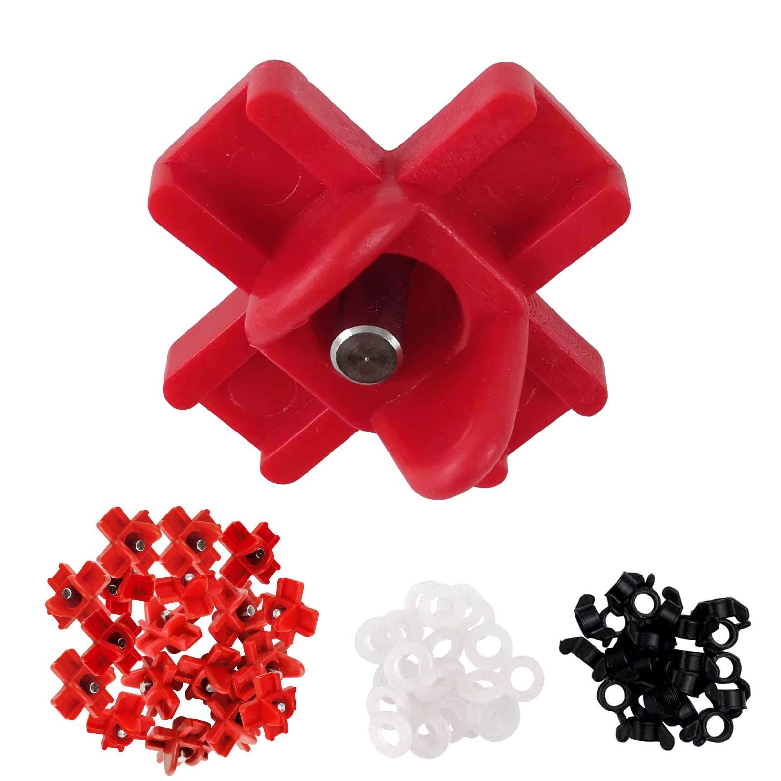 20pcs Horizontal Chicken Water Nipples Automatic Poultry Nipple Waterer Kit D...