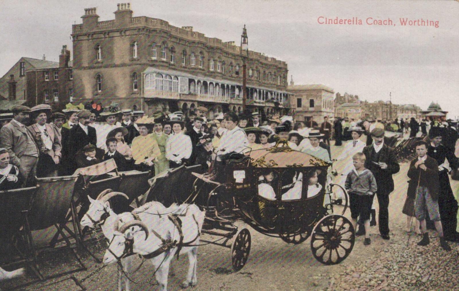 Sussex Postcard - Cinderella Coach, Worthing   VT31