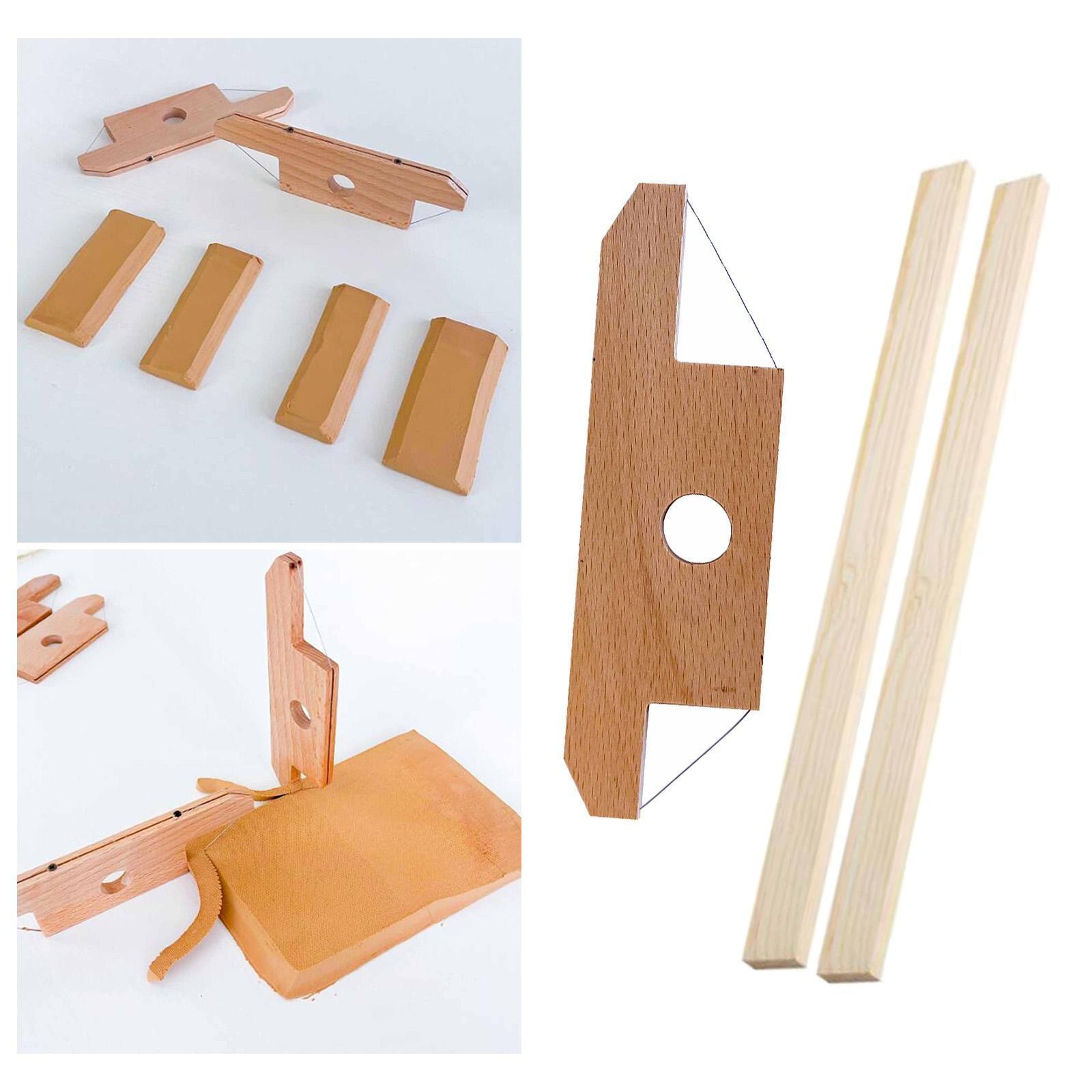 Angle Cutting Clay Tool with Guide Rails Wire Bevel Cutter Pottery Angle Clay