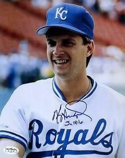 Kevin Seitzer Royals Signed Jsa Certed Sticker 8x10 Photo Autograph Authentic 