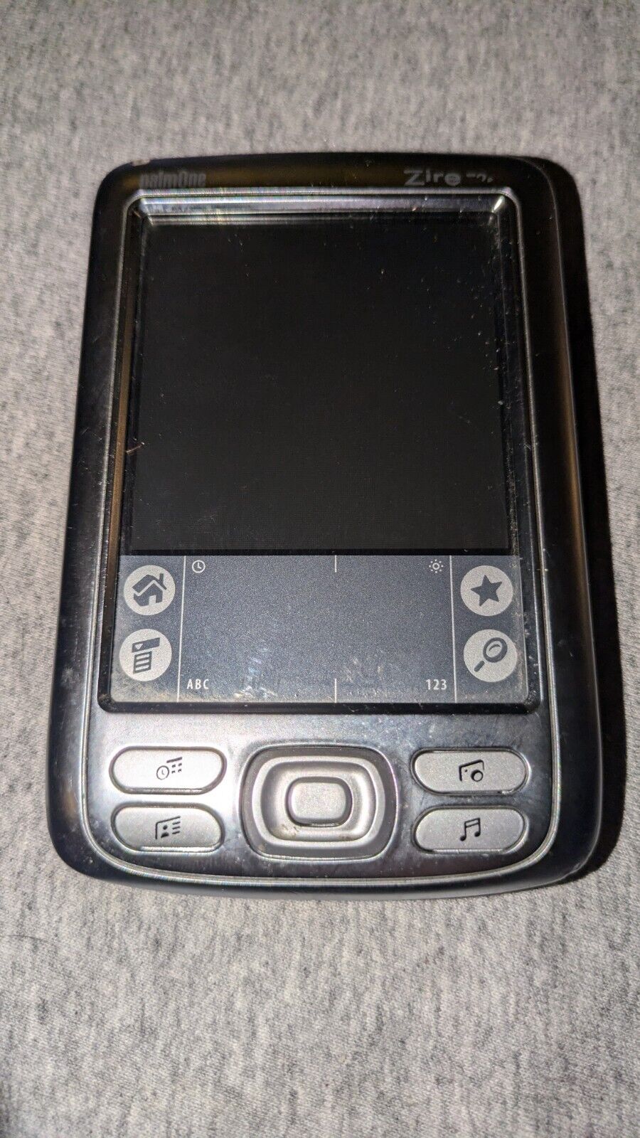 PalmOne Zire 72s 1.2 Mega Pixel Camera Handheld Silver PDA -UNTESTED *READ*