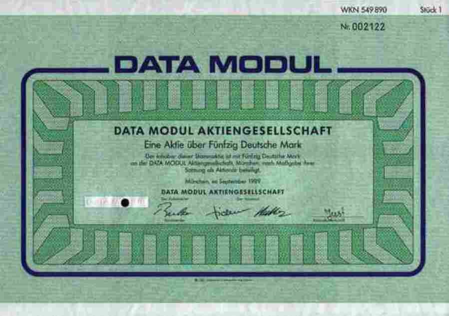 Data Module Chip Munich 1989 Weikersheim Hong Kong 50 DM Batron Conrac