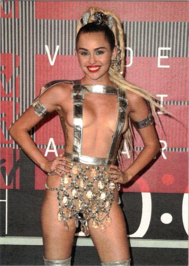 2024 Female Celebrities Photos Trading Card Series 7 Miley Cyrus