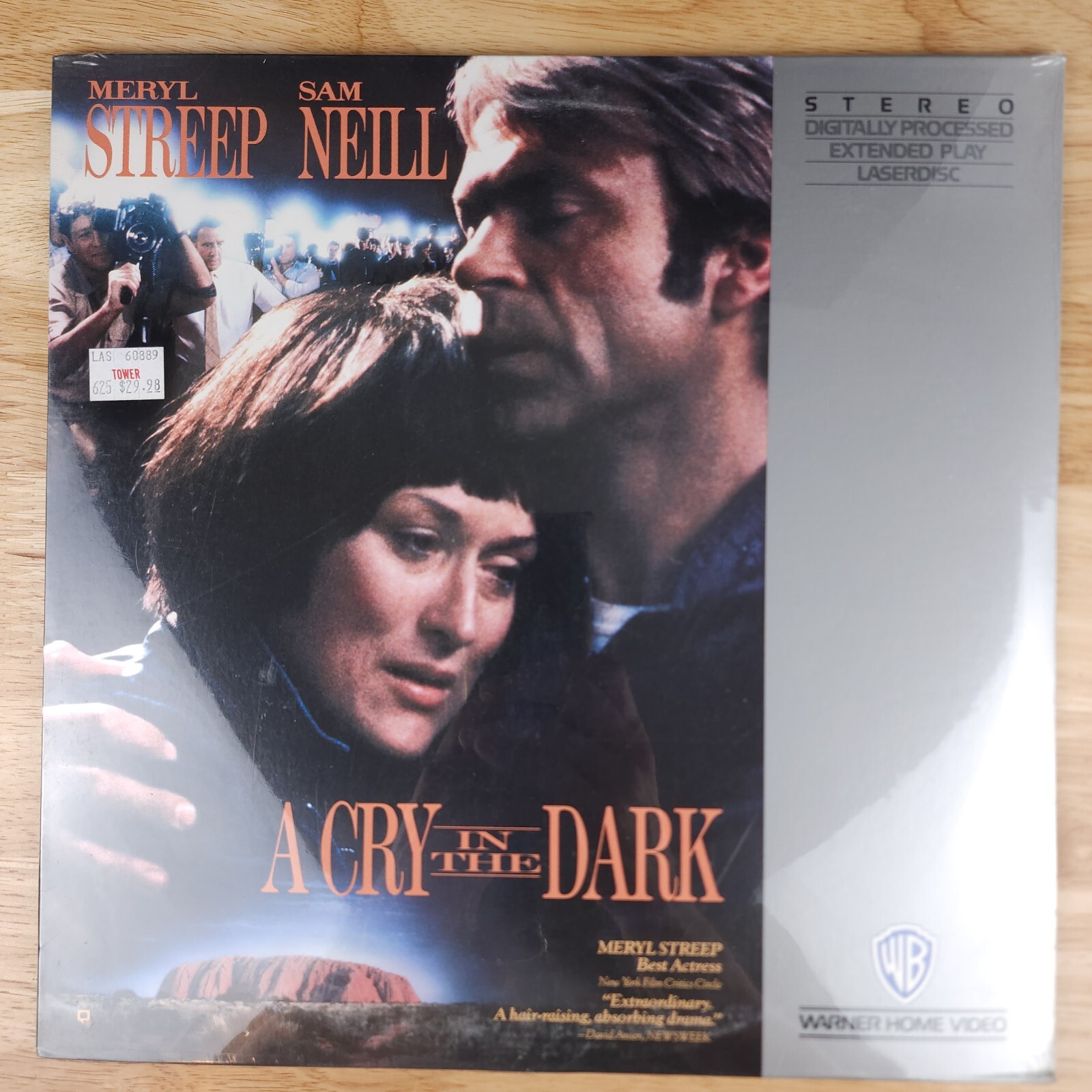 A Cry In The Dark Laserdisc LD Movie Extended Play Warner Home Video Sealed