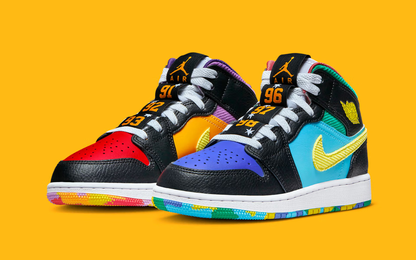 Jordan 1 Mid SS 'Championships' Men's Size US 7-12