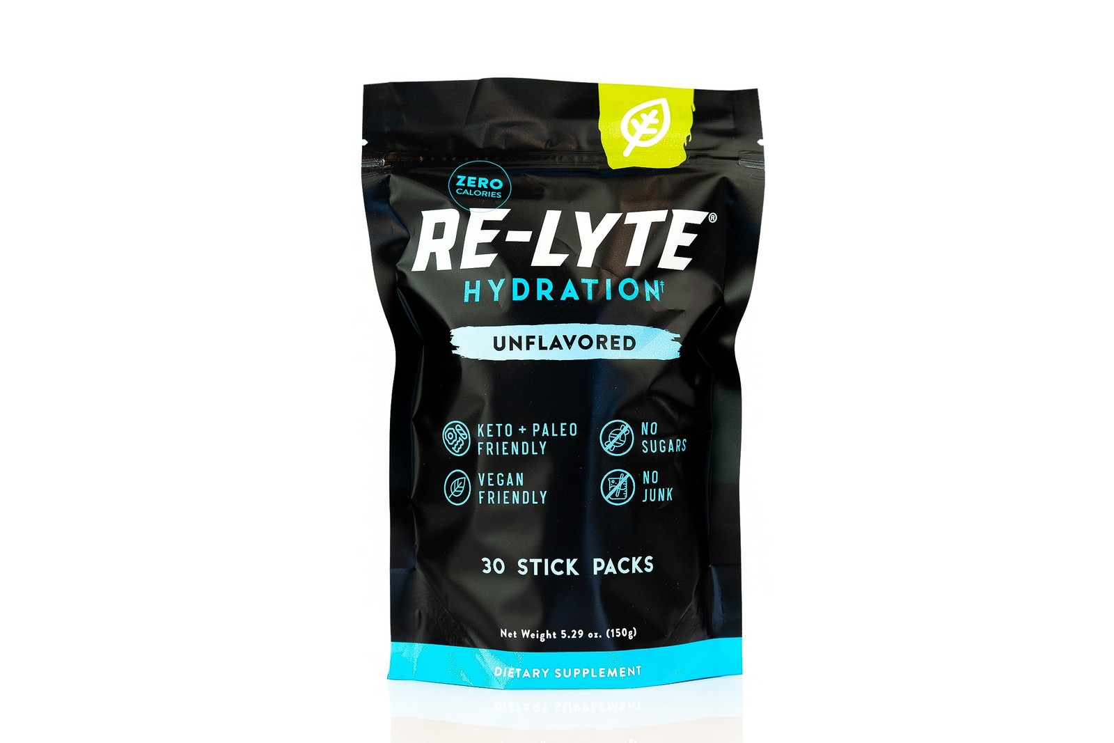 REDMOND ReLyte Hydration Electrolyte Powder Mix Unflavored, 30 Stick Packs