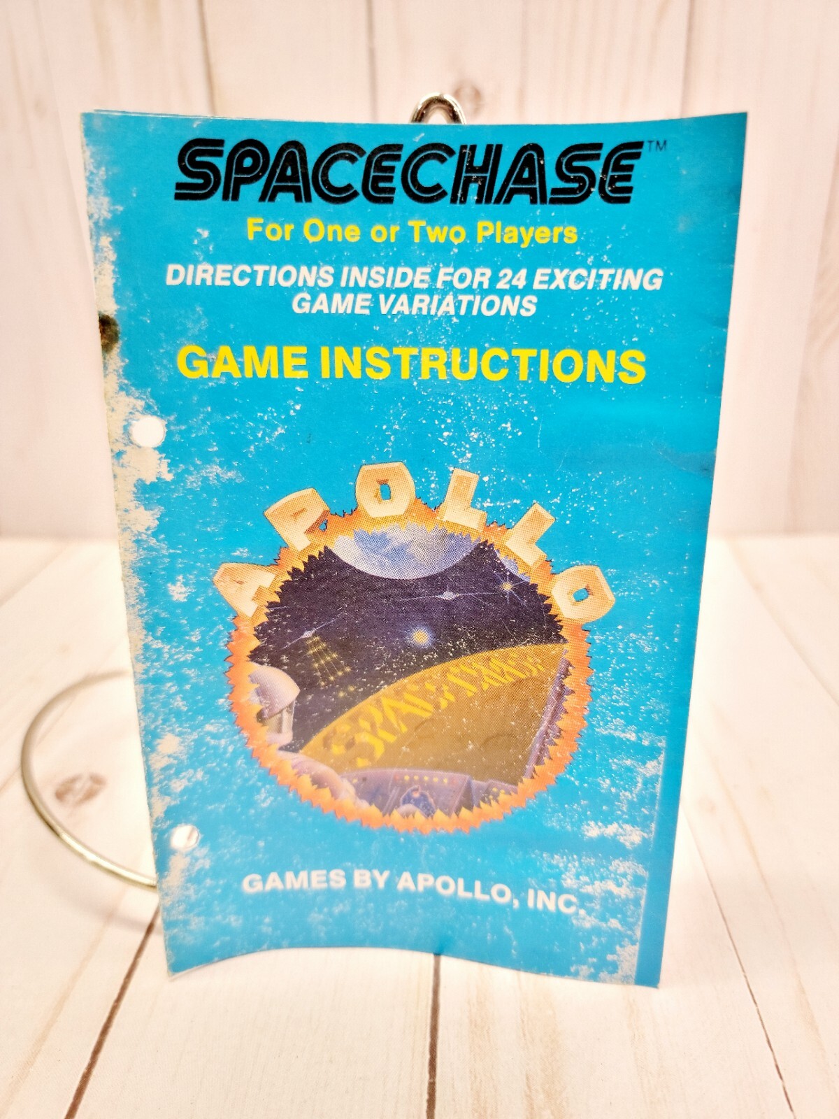 Spacechase (Atari 2600, 1981) Manual Only *Worn - Stained*