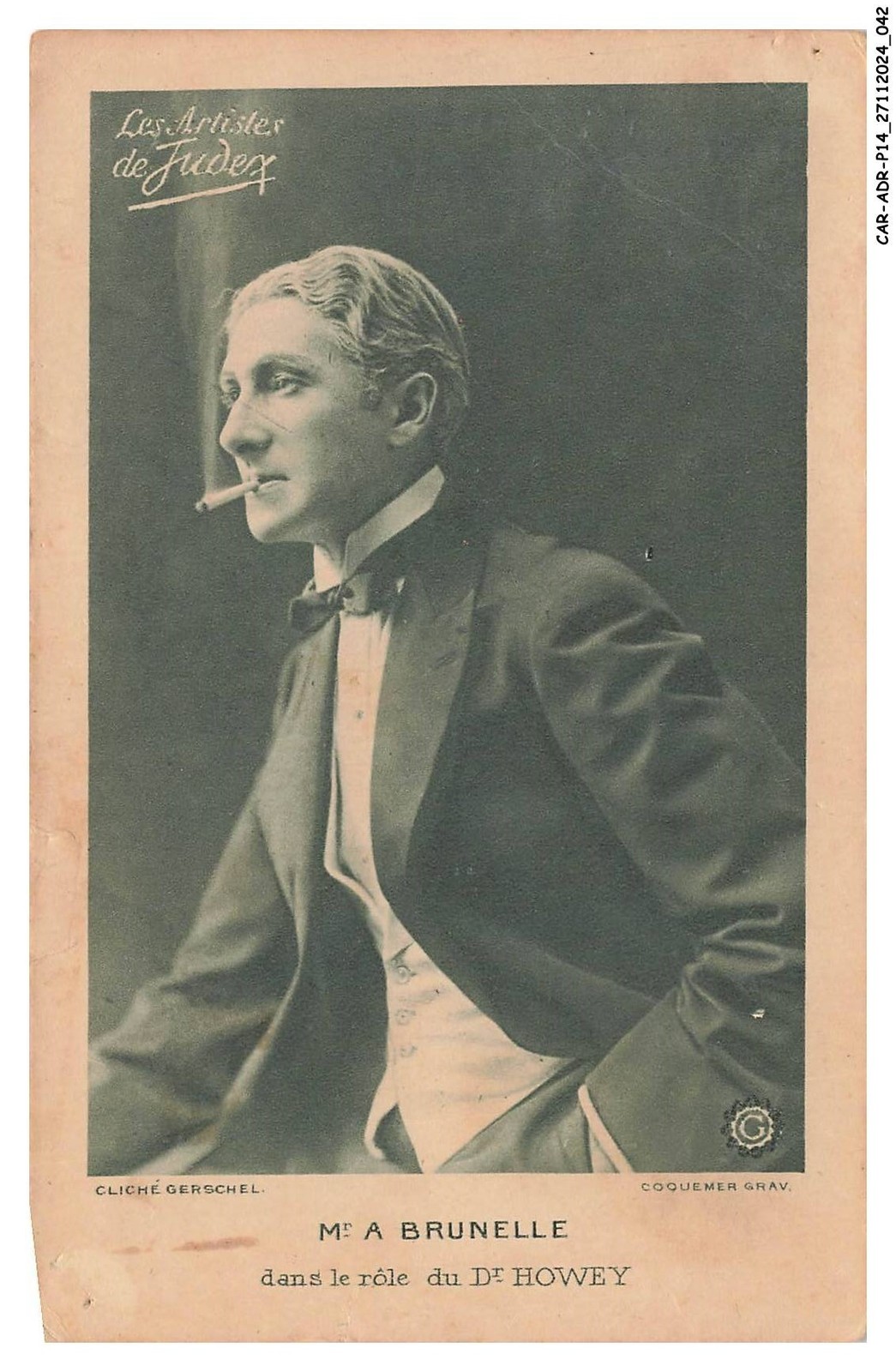 CAR-ADRP14-0713-ACTOR - A Brunelle - In The Role Of Dr Howey