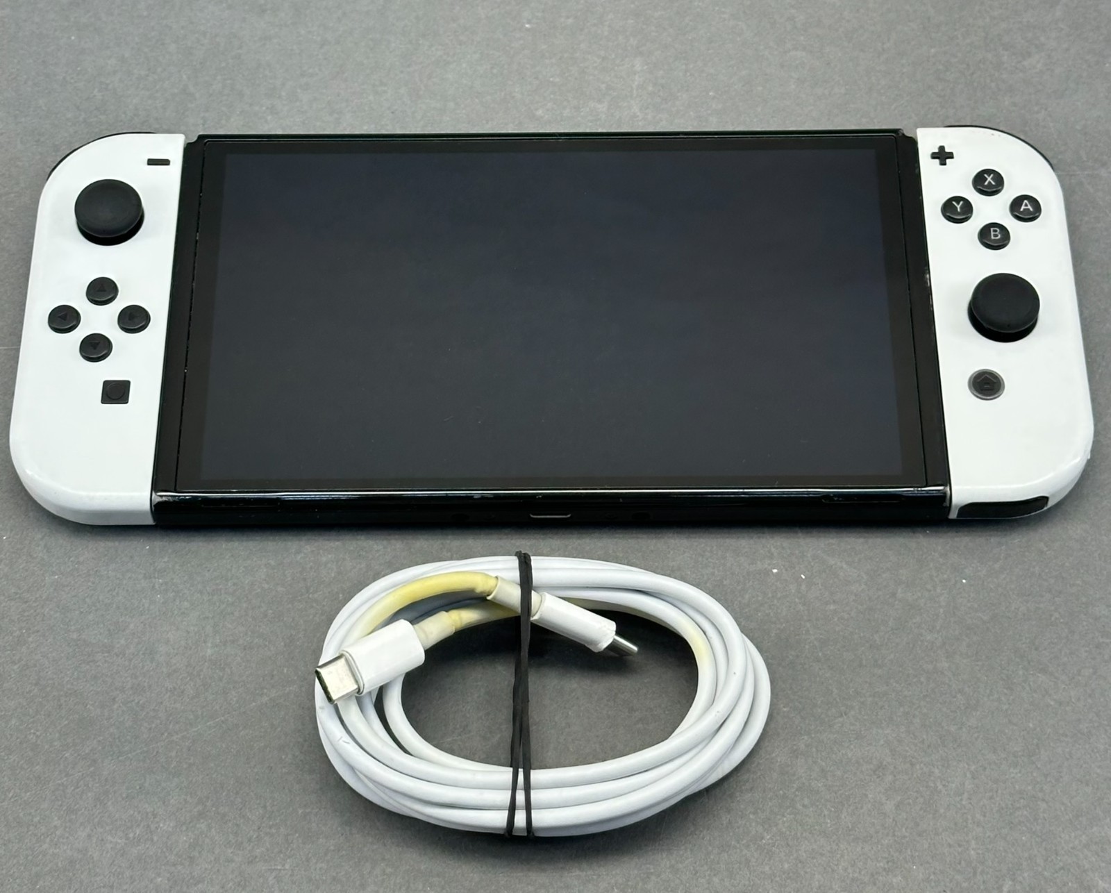 Nintendo Switch OLED HEG-001 Console w/ White Joy-Cons #5