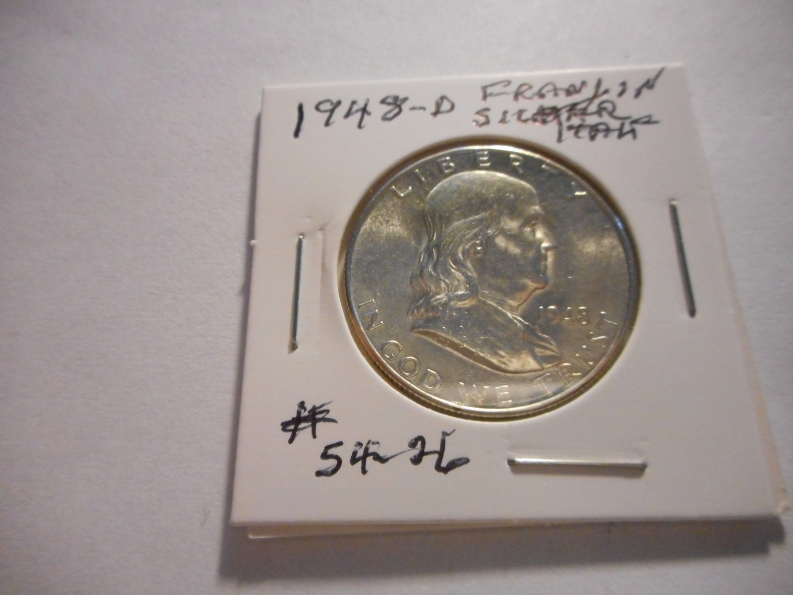 1948-D 50C Franklin Half Dollar "BU" #54-26