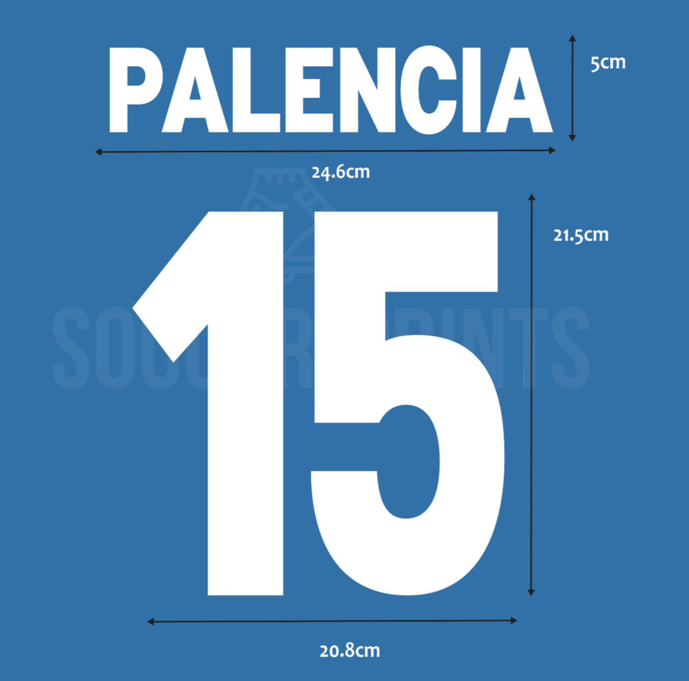 2000 PALENCIA Cruz Azul Home Nameset Name Number Dorsal liga MX