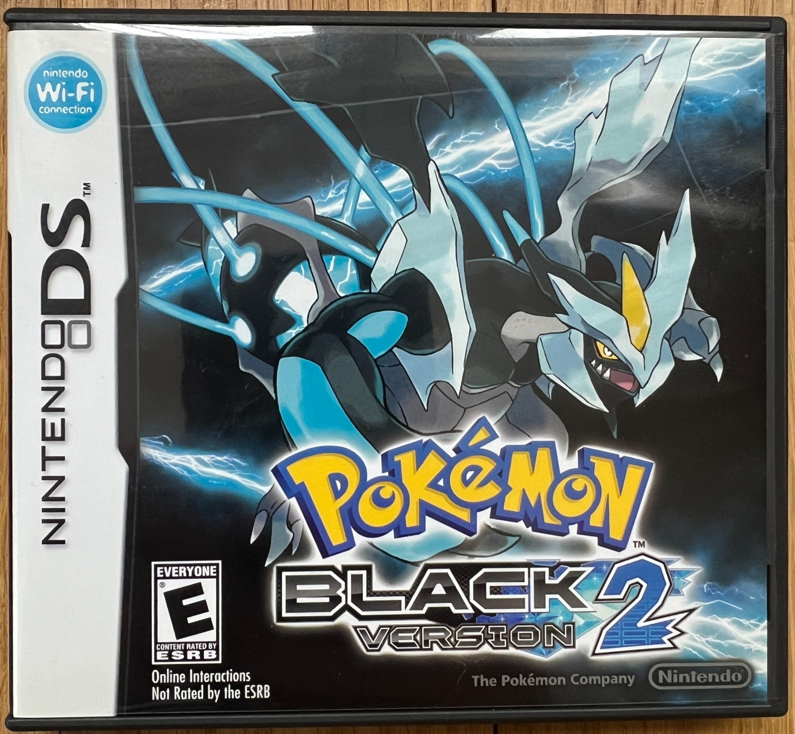 Pokemon Black Version 2 Nintendo DS CASE AND MANUALS ONLY, NO GAME